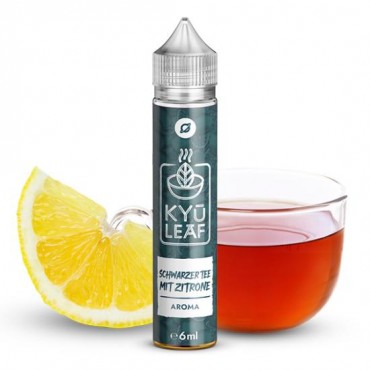 Flavorverse Kyü Leaf Schwarzer Tee mit Zitrone Aroma Longfill 6 ml / 75 ml