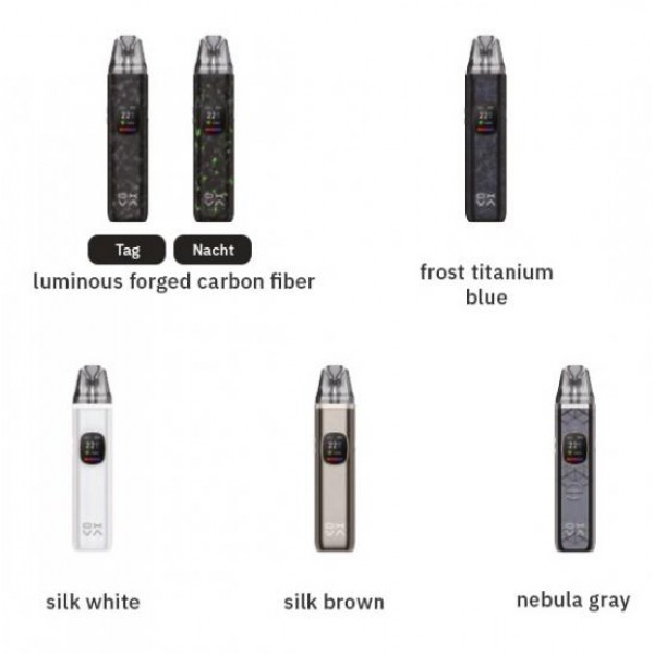 OXVA Xlim Pro 2 DNA POD KIT Starterset 1.300 mAh 2.0 ml SILK BROWN
