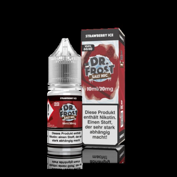 Dr. Frost Nic Salt Liquid Strawberry Ice 10 ml / 20 mg