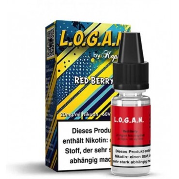 L.O.G.A.N. by Kapkas Flava RED BERRY Nikotinsalz Liquid 10 ml / 20 mg