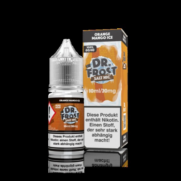 Dr. Frost Nic Salt Liquid Orange Mango Ice 10 ml / 20mg