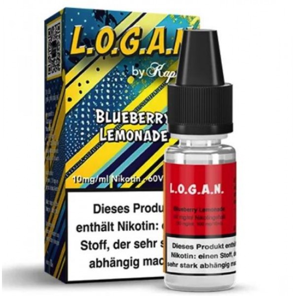 L.O.G.A.N. by Kapkas Flava BLUEBERRY LEMONADE Nikotinsalz Liquid 10 ml / 10 mg