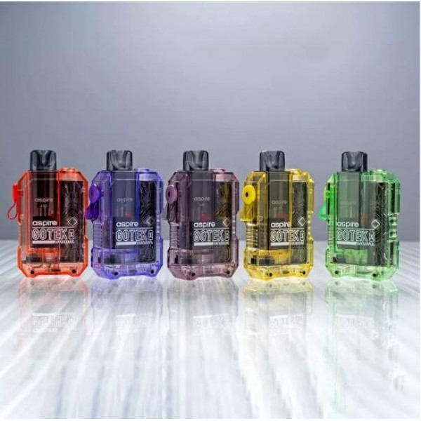 Aspire GoTek X POD KIT Starterkit 4.5 ml komplett 650 mAh Transparent LAVENDER