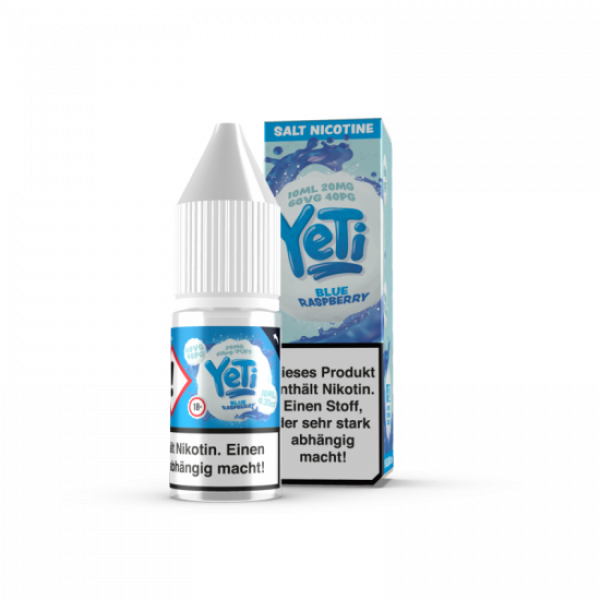 YETI BLUE RASPBERRY Nikotinsalz SALT NIC Liquid 20 mg / 10 ml
