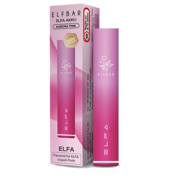 ELFA CP by ELFBAR Starterkit komplett 500 mAh AURORA PINK