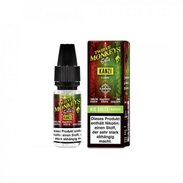 Twelve Monkeys KANZI Nikotinsalz SALT NIC Liquid 20 mg / 10 ml