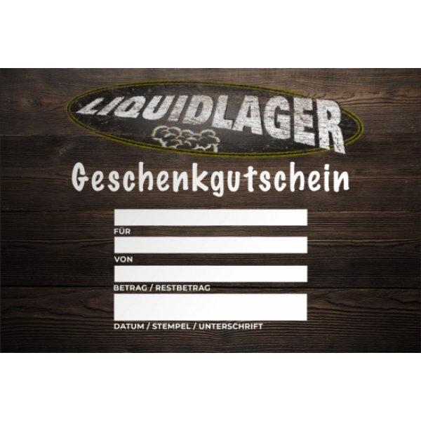 Geschenk Gutschein