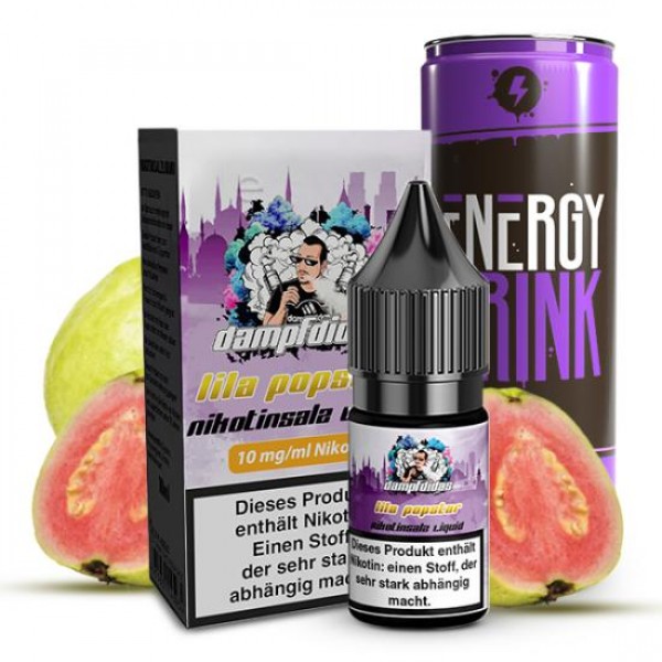 Dampfdidas Lila Popstar Nikotinsalz SALT NIC Liquid 10 ml / 10 mg