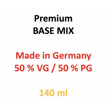 Premium Base MIX 50 VG/ 50 PG 140 ml