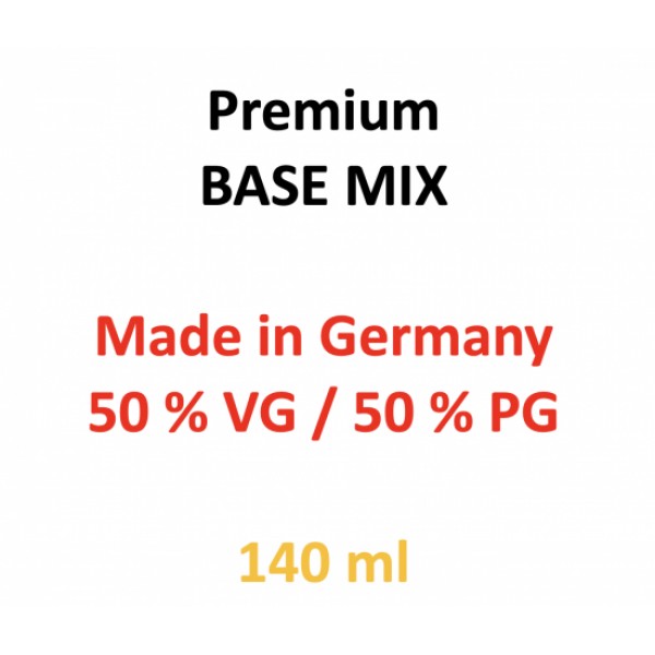 Premium Base MIX 50 VG/ 50 PG 140 ml