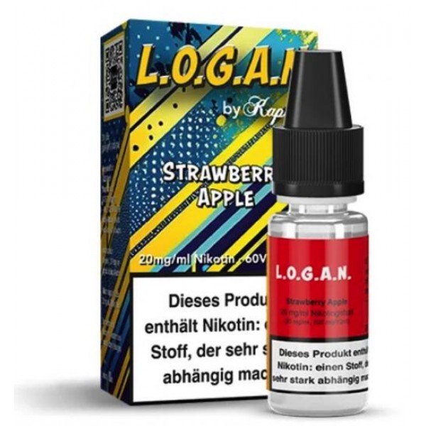 L.O.G.A.N. by Kapkas Flava STRAWBERRY APPLE Nikotinsalz Liquid 10 ml / 20 mg