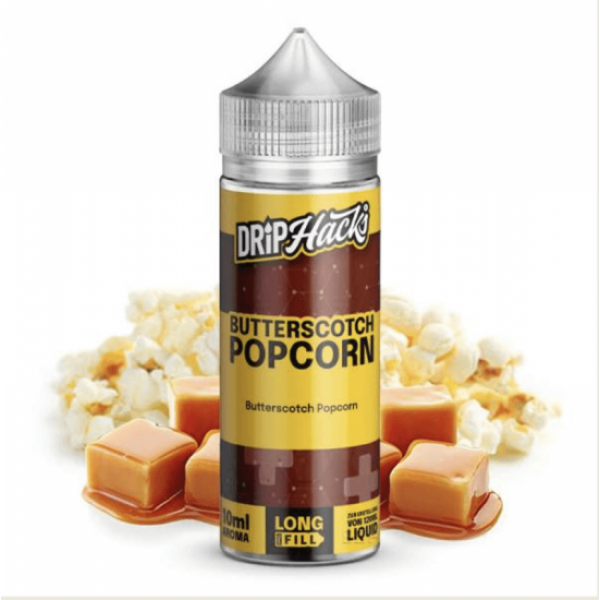 Drip Hacks BUTTERSCOTCH POPCORN Hack Shot Aroma Longfill 10 ml / 120 ml