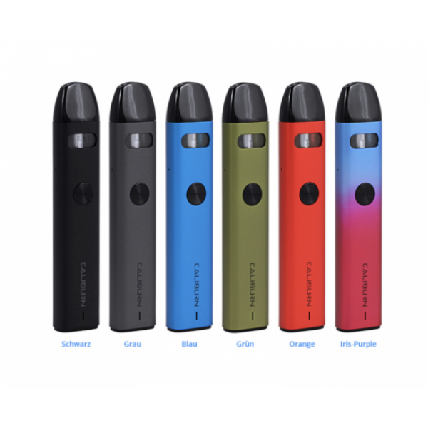 UWELL CALIBURN ﻿A2 520 mAh POD System Starter Kit SCHWARZ