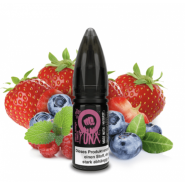 PUNX by RIOT Hybrid NIC SALT Erdbeere Blaubeere Himbeere Nikotinsalz SALT NIC Liquid 20 mg / 10 ml