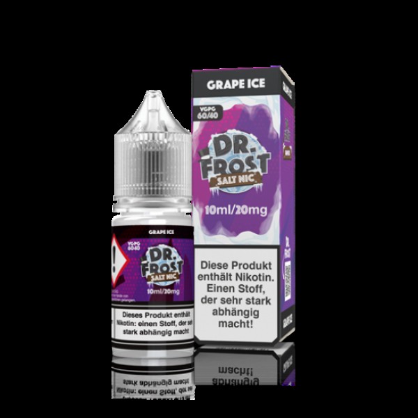 Dr. Frost Nic Salt Liquid Grape Ice 10 ml / 20 mg