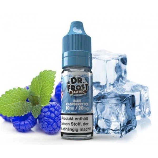 Dr. Frost Nic Salt Liquid BLUE RASPBERRY Ice 10 ml / 20 mg