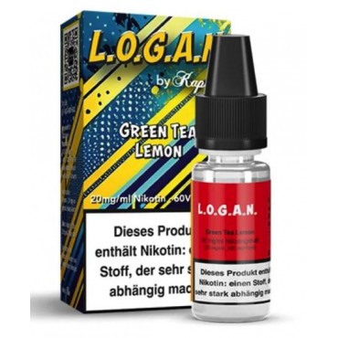 L.O.G.A.N. by Kapkas Flava GREEN TEA LEMON Nikotinsalz Liquid 10 ml / 20 mg