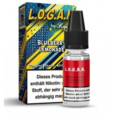 L.O.G.A.N. by Kapkas Flava BLUEBERRY LEMONADE Nikotinsalz Liquid 10 ml / 20 mg