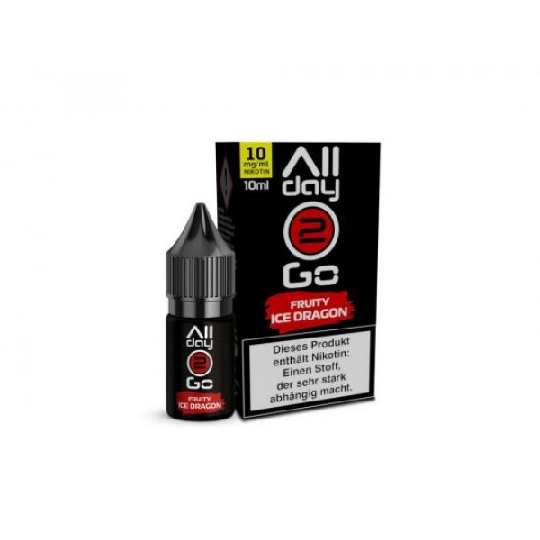 ALLDAY2GO FRUITY ICE DRAGON Hybrid Nikotinsalz Liquid 10 ml / 20 mg