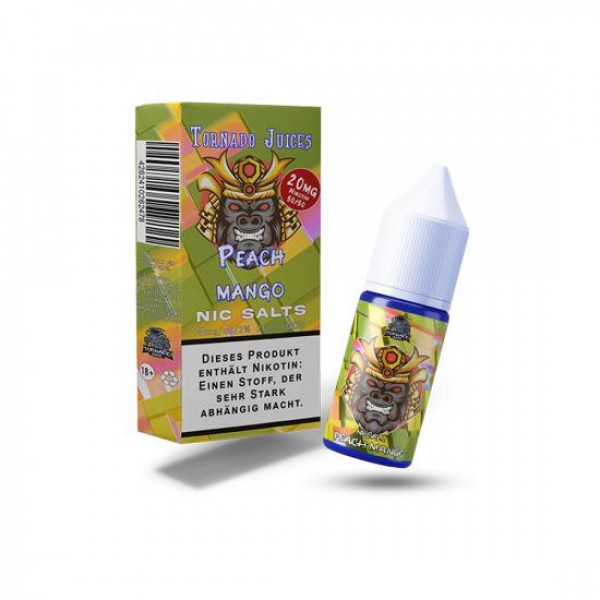 TORNADO Juice Overdosed PEACH MANGO Nikotinsalz Liquid 10 ml / 20 mg