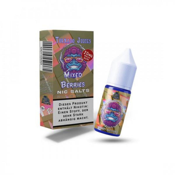 TORNADO Juice Overdosed MIXED BERRIES Nikotinsalz Liquid 10 ml / 20 mg