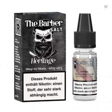 Kapka`s Flava The Barber Heritage Nikotinsalz Liquid 10 ml / 20 mg