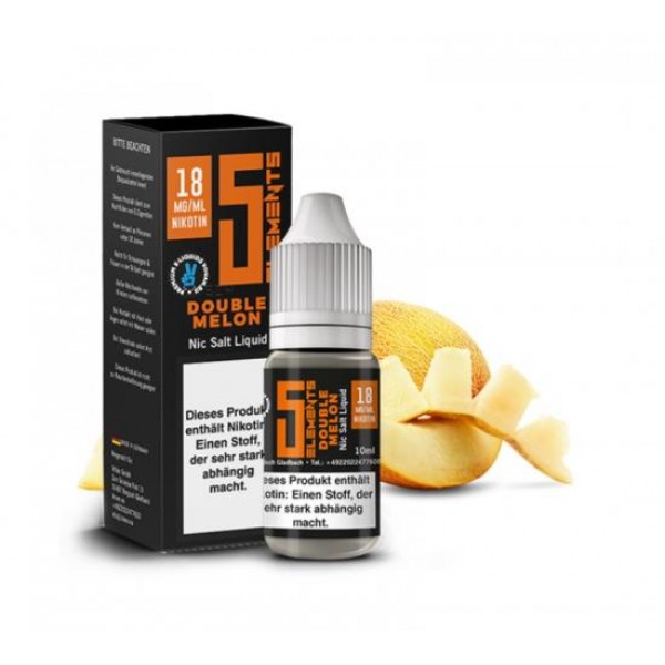 5ELEMENTS Double Melon Nikotinsalz SALT NIC Liquid 10 mg / 10 ml