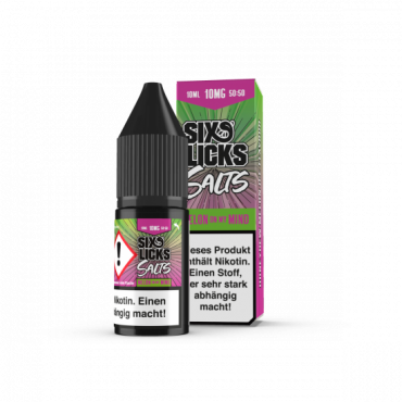 Six Licks MELON ON MY MIND Nikotinsalz SALT NIC Liquid 20 mg / 10 ml