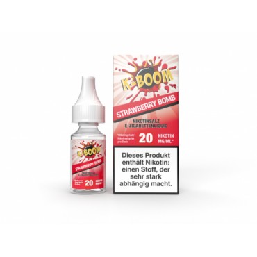 K-BOOM STRAWBERRY BOMB Nikotinsalz SALT NIC Liquid 20 mg / 10 ml