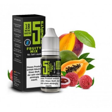 5ELEMENTS Fruity Mix Nikotinsalz SALT NIC Liquid 20 mg / 10 ml