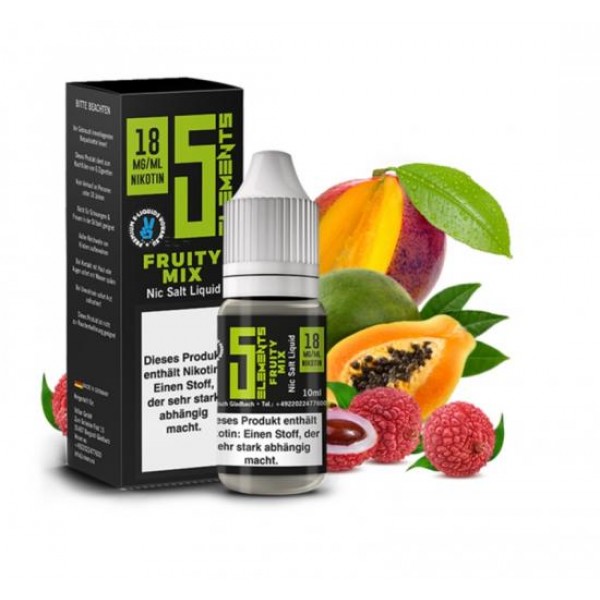 5ELEMENTS Fruity Mix Nikotinsalz SALT NIC Liquid 20 mg / 10 ml