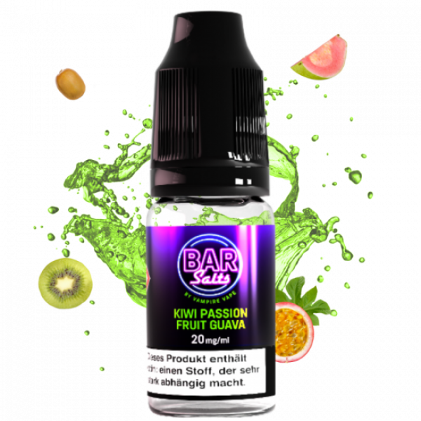 Vampire Vape Bar Salts KIWI PASSIONFRUIT GUAVA Nikotinsalz Liquid 20 mg / 10 ml
