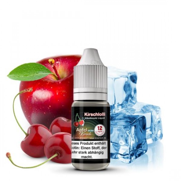 Kirschlolli APFEL KIRSCHE COOL Nikotinsalz SALT NIC Liquid 20 mg / 10 ml