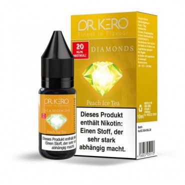 Dr. Kero Diamonds V2 Peach Ice Tea E Liquid Nikotinsalz Liquid 10 ml / 20 mg