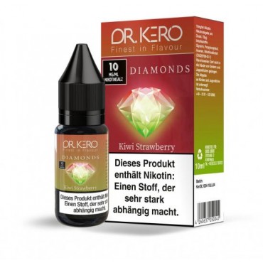 Dr. Kero Diamonds V2 Kiwi Strawberry E Liquid Nikotinsalz Liquid 10 ml / 10 mg