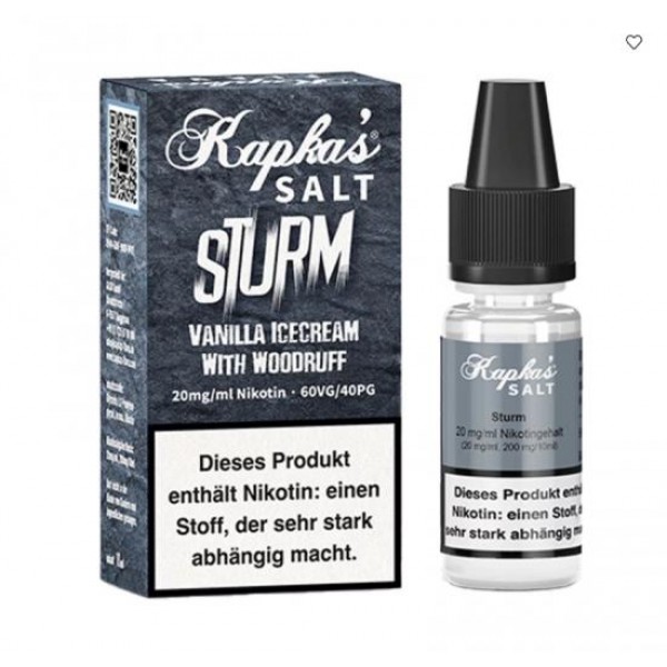 Kapka`s Flava Sturm Nikotinsalz Liquid 10 ml / 20 mg