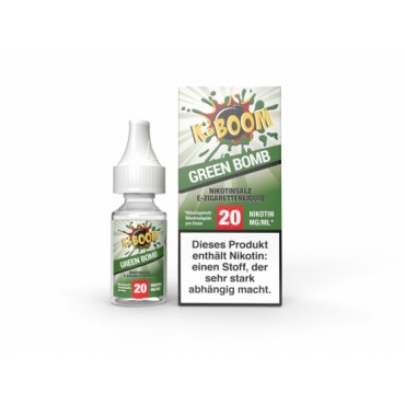 K-BOOM GREEN BOMB Nikotinsalz SALT NIC Liquid 20 mg / 10 ml