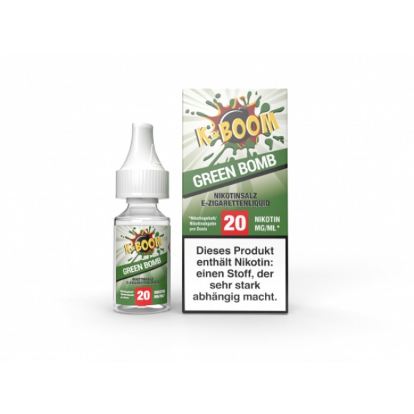 K-BOOM GREEN BOMB Nikotinsalz SALT NIC Liquid 20 mg / 10 ml