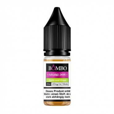BOMBO APPLE and GRAPE Nikotinsalz Liquid 10 ml / 20 mg