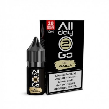 ALLDAY2GO HOT VANILLA Hybrid Nikotinsalz Liquid 10 ml / 20 mg