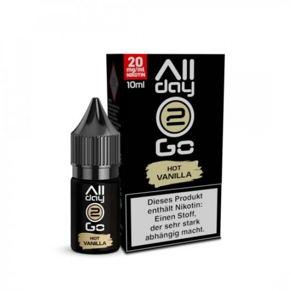 ALLDAY2GO HOT VANILLA Hybrid Nikotinsalz Liquid 10 ml / 20 mg