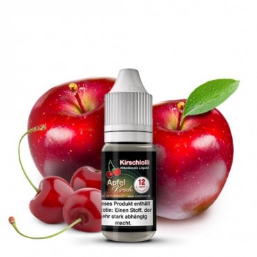 Kirschlolli APFEL KIRSCHE Nikotinsalz SALT NIC Liquid 12 mg / 10 ml