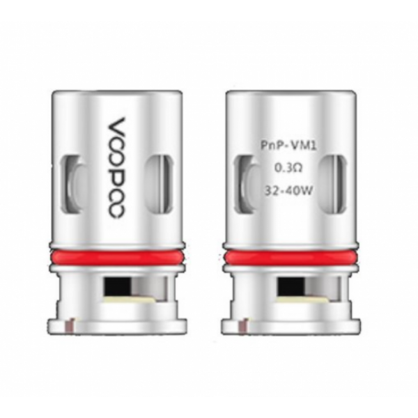 5 x VooPoo PNP-VM1 Coils Verdampferköpfe 0.30 Ohm