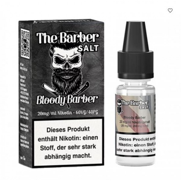 Kapka`s Flava The Barber Bloody Barber Nikotinsalz Liquid 10 ml / 20 mg
