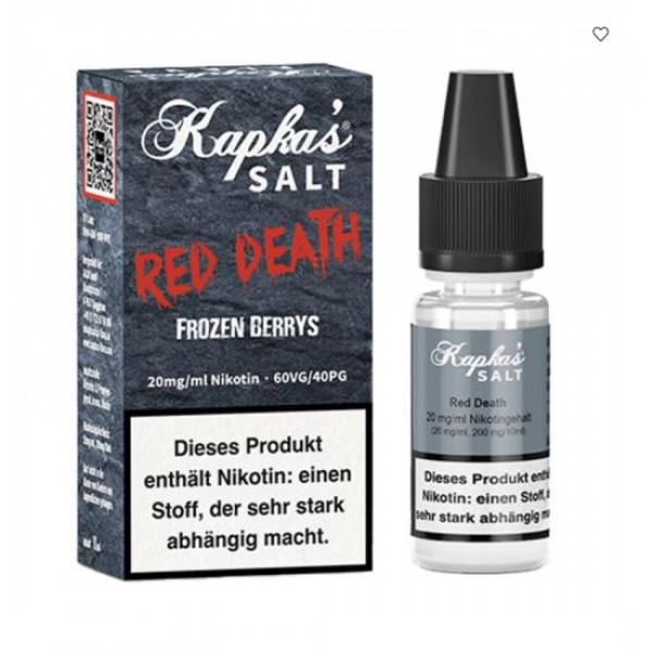 Kapka`s Flava Red Death Nikotinsalz Liquid 10 ml / 20 mg