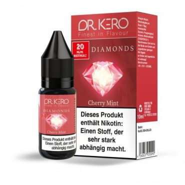 Dr. Kero Diamonds V2 Cherry Mint E Liquid Nikotinsalz Liquid 10 ml / 20 mg