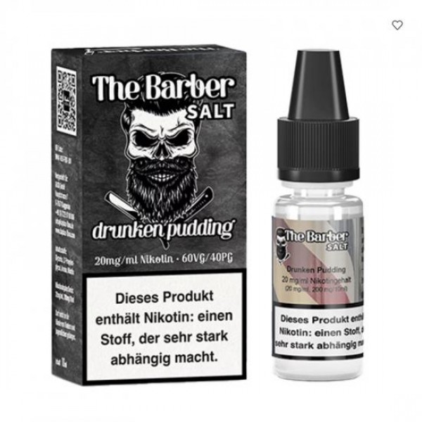 Kapka`s Flava The Barber Drunken Pudding Nikotinsalz Liquid 10 ml / 20 mg