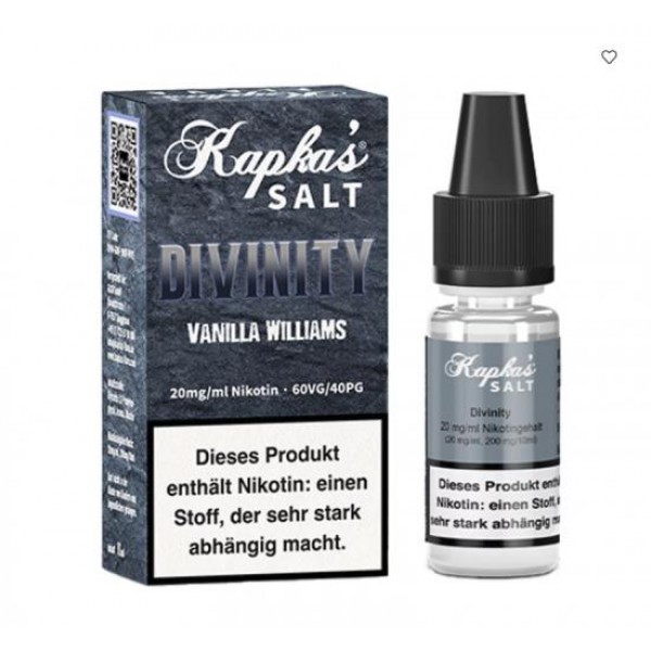 Kapka`s Flava Divinity Nikotinsalz Liquid 10 ml / 20 mg