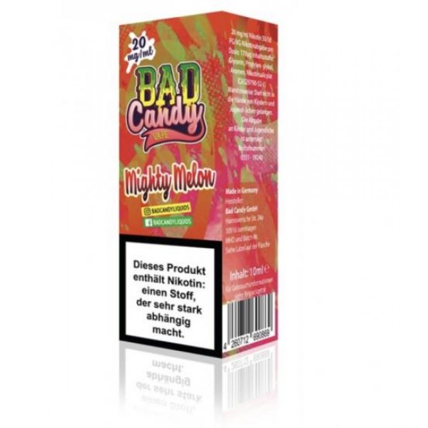 BAD CANDY Mighty Melon NIC SALT Nikotinsalz Liquid 10 mg / 10 ml
