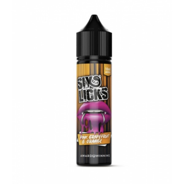 Six Licks Pink Grapefruit Orange Aroma 10 ml / 60 ml